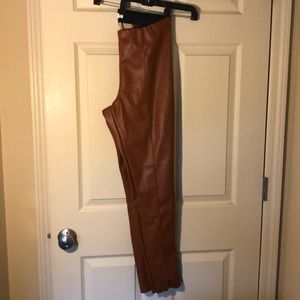 Faux Leather Pants